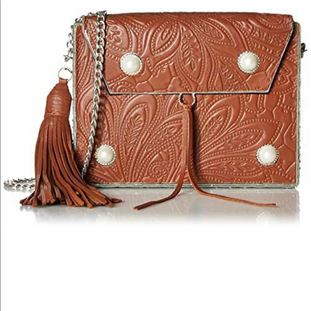 Gianna Handbag Hammered iron leather mini bag